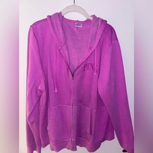 PINK full zip jacket